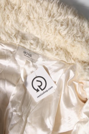 Γυναικείο παλτό Signal, Μέγεθος M, Χρώμα Εκρού, Τιμή 40,42 €