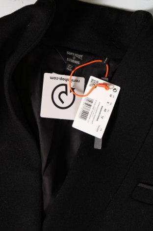 Γυναικείο παλτό Superdry, Μέγεθος M, Χρώμα Μαύρο, Τιμή 116,63 €