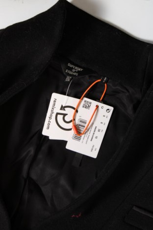 Γυναικείο παλτό Superdry, Μέγεθος M, Χρώμα Μαύρο, Τιμή 41,04 €
