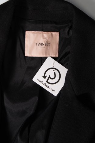Dámsky kabát  TWINSET, Veľkosť XL, Farba Čierna, Cena  262,58 €