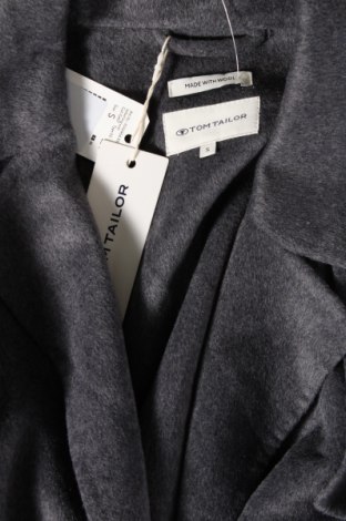 Дамско палто Tom Tailor, Размер S, Цвят Сив, Цена 87,15 лв.