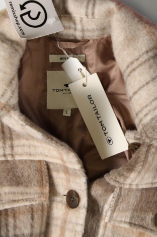 Дамско палто Tom Tailor, Размер L, Цвят Бежов, Цена 91,60 лв.