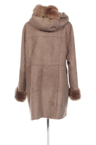 Γυναικείο παλτό Un Deux Trois, Μέγεθος XL, Χρώμα  Μπέζ, Τιμή 12,25 €