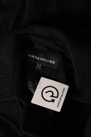 Γυναικείο παλτό Warehouse, Μέγεθος XS, Χρώμα Μαύρο, Τιμή 45,77 €