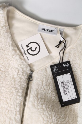 Γυναικείο παλτό Weekday, Μέγεθος S, Χρώμα Λευκό, Τιμή 20,23 €