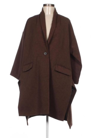Γυναικείο παλτό Wendy Trendy, Μέγεθος XL, Χρώμα Καφέ, Τιμή 14,73 €
