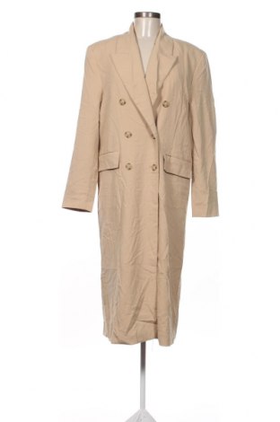 Дамско палто Zara, Размер M, Цвят Бежов, Цена 33,00 лв.