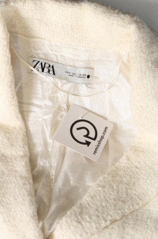 Γυναικείο παλτό Zara, Μέγεθος S, Χρώμα Λευκό, Τιμή 25,24 €