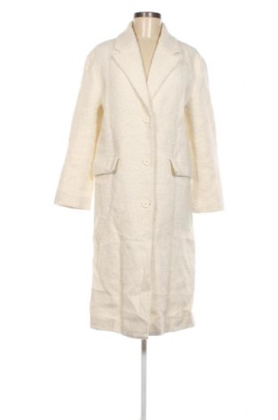 Palton de femei Zara, Mărime S, Culoare Alb, Preț 134,21 Lei