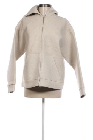 Дамско палто Zara, Размер M, Цвят Екрю, Цена 32,84 лв.