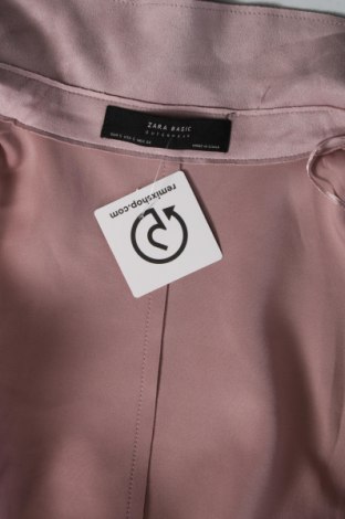 Дамско палто Zara, Размер S, Цвят Розов, Цена 33,00 лв.