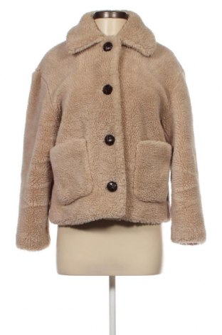 Дамско палто Zara, Размер XS, Цвят Бежов, Цена 40,80 лв.