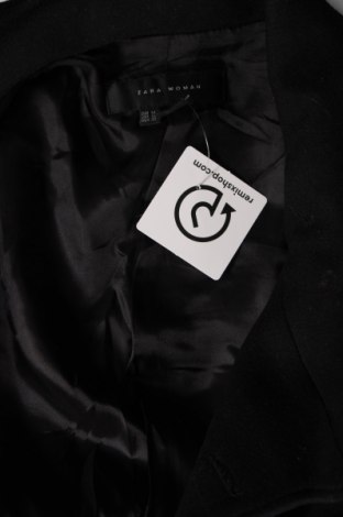 Γυναικείο παλτό Zara, Μέγεθος M, Χρώμα Μαύρο, Τιμή 11,36 €