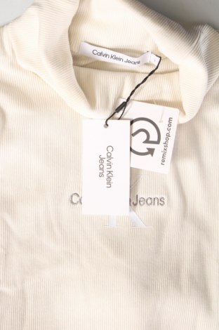 Damen Rollkragen Calvin Klein Jeans, Größe L, Farbe Ecru, Preis € 72,16