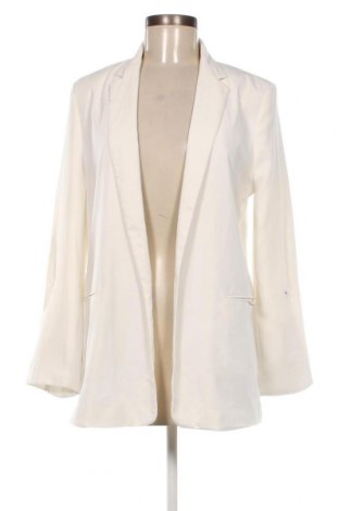 Γυναικείο σακάκι Bershka, Μέγεθος L, Χρώμα Λευκό, Τιμή 25,00 €