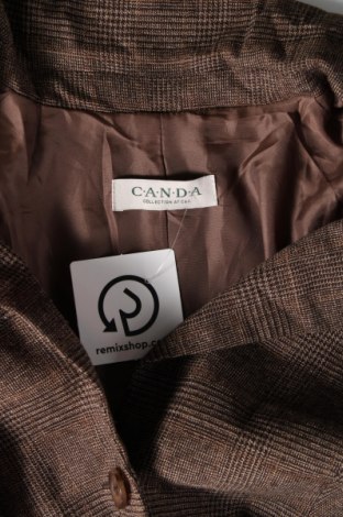 Γυναικείο σακάκι Canda, Μέγεθος XL, Χρώμα Καφέ, Τιμή 7,62 €