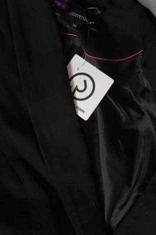 Γυναικείο σακάκι Comma,, Μέγεθος XS, Χρώμα Μαύρο, Τιμή 10,37 €