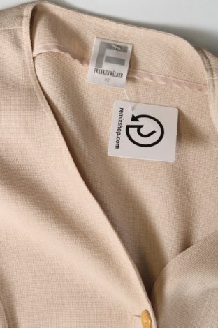 Γυναικείο σακάκι Frankenwalder, Μέγεθος L, Χρώμα Εκρού, Τιμή 42,28 €