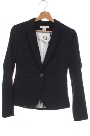 Γυναικείο σακάκι H&M, Μέγεθος XS, Χρώμα Μπλέ, Τιμή 13,48 €
