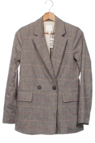 Дамско сако H&M, Размер XS, Цвят Многоцветен, Цена 26,98 лв.