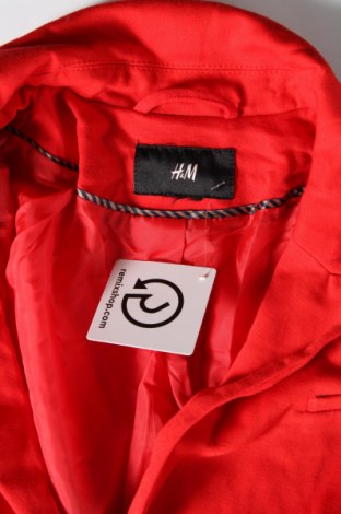 Sacou de femei H&M, Mărime M, Culoare Roșu, Preț 144,74 Lei