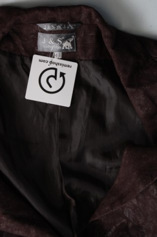 Γυναικείο σακάκι J&S, Μέγεθος XL, Χρώμα Καφέ, Τιμή 15,45 €