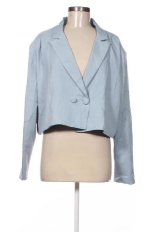 Γυναικείο σακάκι Missguided, Μέγεθος XL, Χρώμα Μπλέ, Τιμή 36,08 €