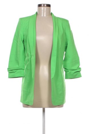 Дамско сако Pieces, Размер XS, Цвят Зелен, Цена 93,00 лв.