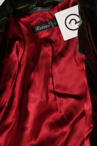 Дамско сако Rococo, Размер L, Цвят Зелен, Цена 44,97 лв.