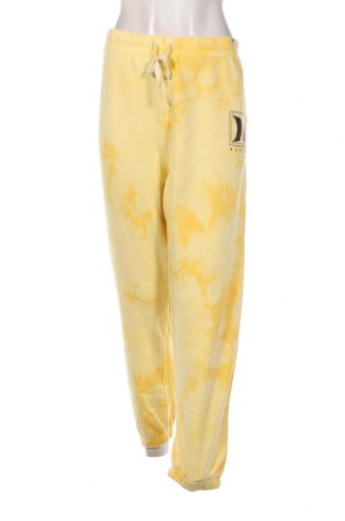 Γυναικείο αθλητικό παντελόνι Hurley, Μέγεθος L, Χρώμα Κίτρινο, Τιμή 17,74 €