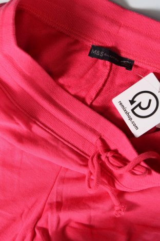 Γυναικείο αθλητικό παντελόνι Marks & Spencer, Μέγεθος L, Χρώμα Ρόζ , Τιμή 16,70 €