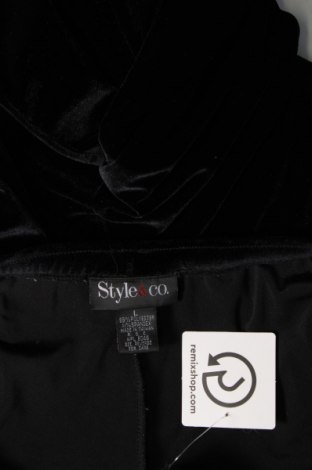 Γυναικείο αθλητικό παντελόνι Style & Co, Μέγεθος L, Χρώμα Μαύρο, Τιμή 15,53 €