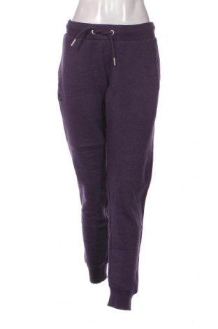 Γυναικείο αθλητικό παντελόνι Superdry, Μέγεθος XL, Χρώμα Βιολετί, Τιμή 9,53 €