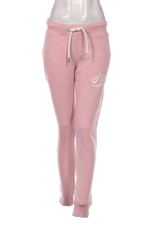 Γυναικείο αθλητικό παντελόνι Superdry, Μέγεθος M, Χρώμα Ρόζ , Τιμή 27,22 €