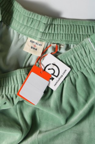 Γυναικείο αθλητικό παντελόνι Superdry, Μέγεθος L, Χρώμα Πράσινο, Τιμή 45,36 €