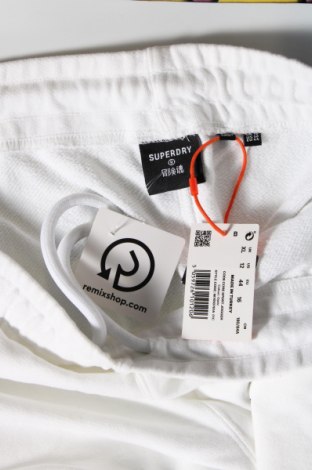 Damskie spodnie sportowe Superdry, Rozmiar XL, Kolor Biały, Cena 105,55 zł