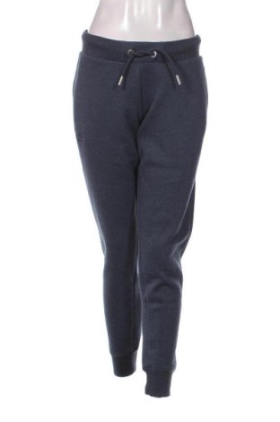 Γυναικείο αθλητικό παντελόνι Superdry, Μέγεθος L, Χρώμα Μπλέ, Τιμή 27,22 €