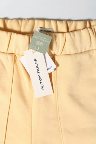 Γυναικείο αθλητικό παντελόνι Tom Tailor, Μέγεθος S, Χρώμα Κίτρινο, Τιμή 14,38 €