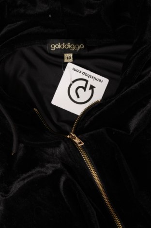 Γυναικεία αθλητική ζακέτα Golddigga, Μέγεθος M, Χρώμα Μαύρο, Τιμή 9,69 €