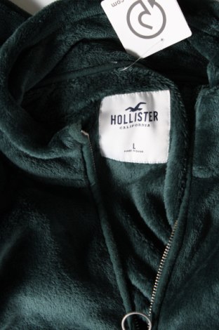 Дамско спортно горнище Hollister, Размер L, Цвят Зелен, Цена 12,58 лв.
