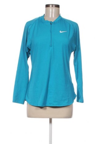 Damen Sportoberteil Nike, Größe M, Farbe Blau, Preis 32,40 €