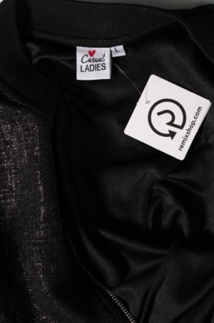 Γυναικείο μπουφάν Casual Ladies, Μέγεθος L, Χρώμα Μαύρο, Τιμή 29,69 €