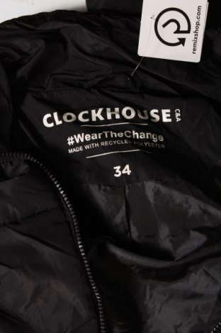 Дамско яке Clockhouse, Размер XS, Цвят Черен, Цена 29,58 лв.
