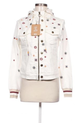 Γυναικείο μπουφάν Desigual, Μέγεθος M, Χρώμα Λευκό, Τιμή 62,78 €