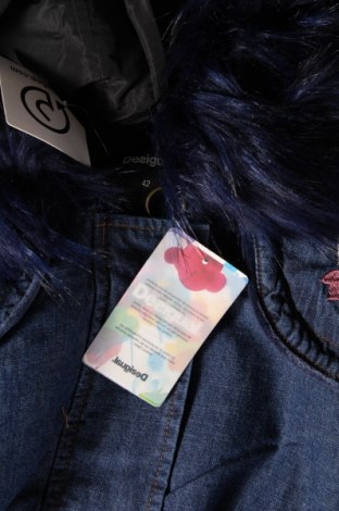 Γυναικείο μπουφάν Desigual, Μέγεθος L, Χρώμα Μπλέ, Τιμή 56,51 €