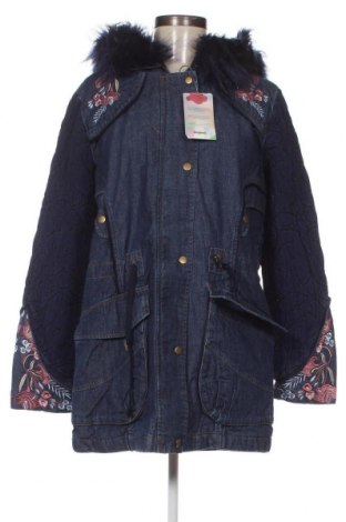 Γυναικείο μπουφάν Desigual, Μέγεθος L, Χρώμα Μπλέ, Τιμή 62,78 €