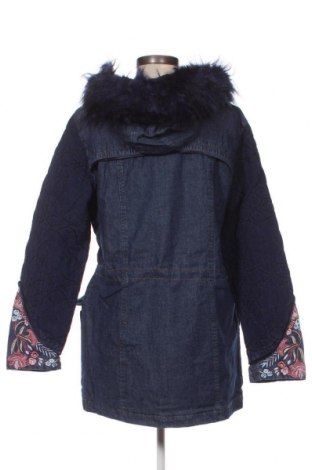 Γυναικείο μπουφάν Desigual, Μέγεθος L, Χρώμα Μπλέ, Τιμή 56,51 €