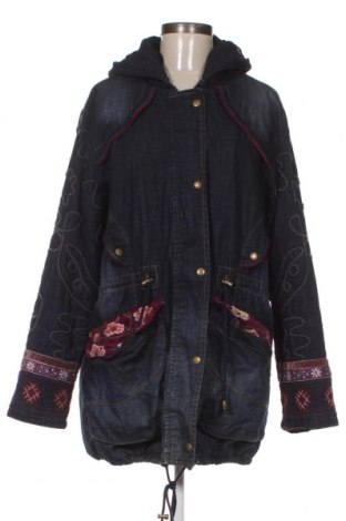 Γυναικείο μπουφάν Desigual, Μέγεθος XL, Χρώμα Μπλέ, Τιμή 55,05 €