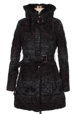 Γυναικείο μπουφάν Desigual, Μέγεθος M, Χρώμα Μαύρο, Τιμή 60,99 €