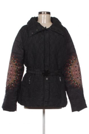 Γυναικείο μπουφάν Desigual, Μέγεθος L, Χρώμα Μαύρο, Τιμή 60,99 €